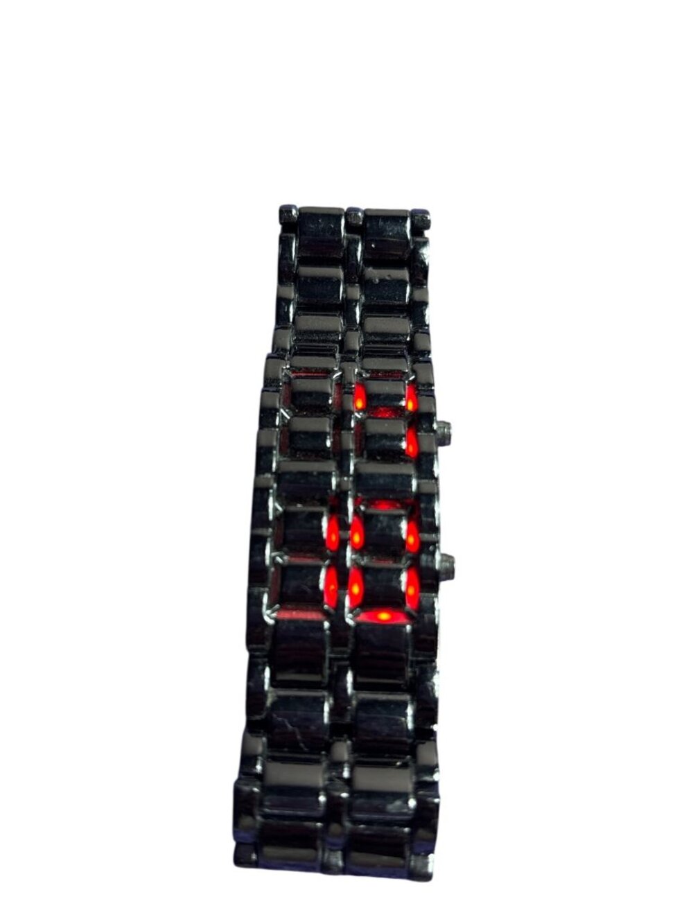 Mens Digital Lava Watch Black